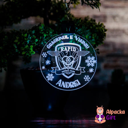 Decoratiune de Craciun LED -  FC Rapid [3]