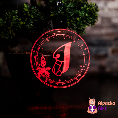 Craciun - Decoratiune de Craciun LED - Initiala