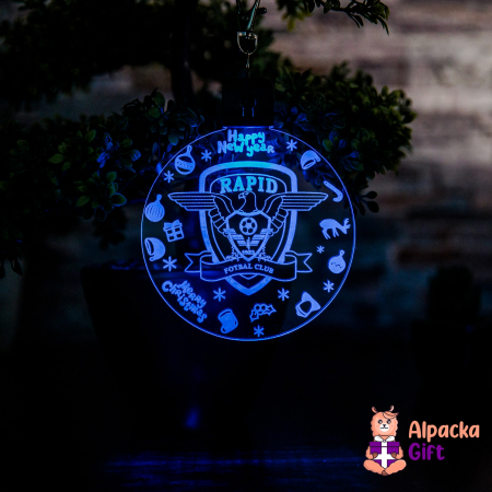 Set 4 Decoratiuni de Craciun LED - FC Rapid [4]