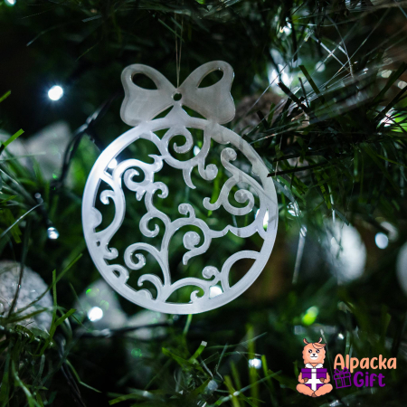 Set 12 Fulgi Acrilici - Ornament de Brad [12]