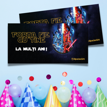 Felicitări - Felicitare personalizată pentru aniversare - Star Wars 2