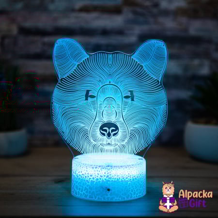 Lampi 3D Animale - Lampă 3D - Urs