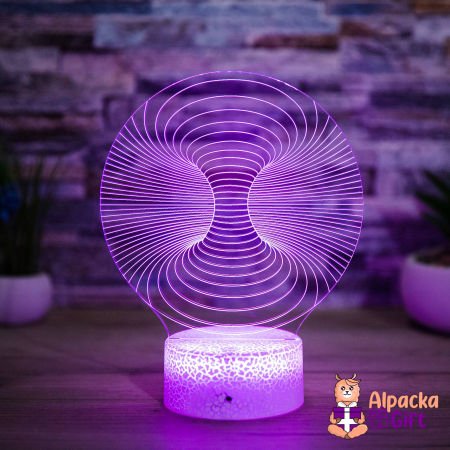 Lampi 3D Diverse - Lampă 3D - Vortex
