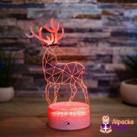Lampi 3D Animale - Lampă 3D - Cerb