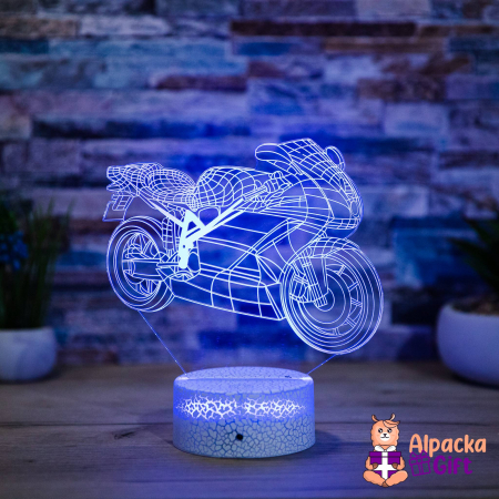 Motociclete - Lampă 3D - Motocicletă 1