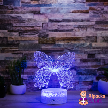 Lampi 3D Animale - Lampă 3D - Fluture