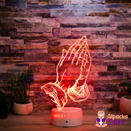 Pentru Ocazii - Lampă 3D - Mâini 1