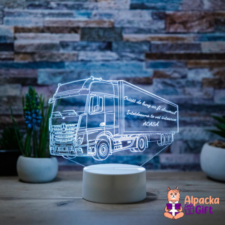 Lampă 3D - Mercedes Actros - Camion