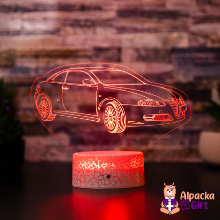 Mașini - Lampă 3D Alfa Romeo GT
