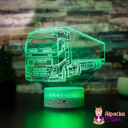 Camioane/Tiruri - Lampă 3D Volvo - Camion