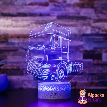 Lampă 3D DAF - Cap Tractor [1]