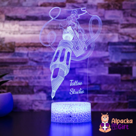 Lampă 3D Mașina de tatuat [2]