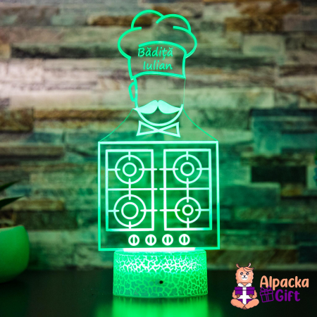 Lampă 3D Bucătar 2 [1]