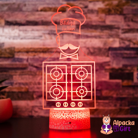 Lampă 3D Bucătar 2 [2]