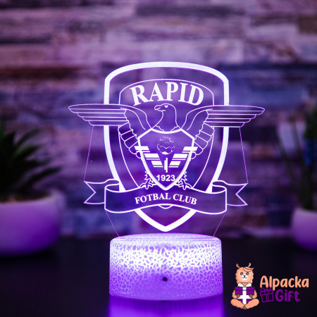 Lampă 3D Rapid București [2]