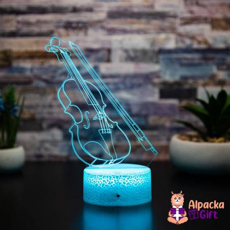 Lampă 3D Vioară [2]