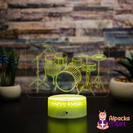 Lampă 3D Set de Tobe [2]
