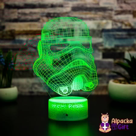 Personaje si Supereroi - Lampă 3D Trooper