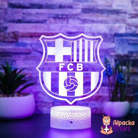 Lampa 3D FC Barcelona [1]