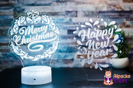 Craciun - 2 IN 1 - Merry Christmas + Happy New Year