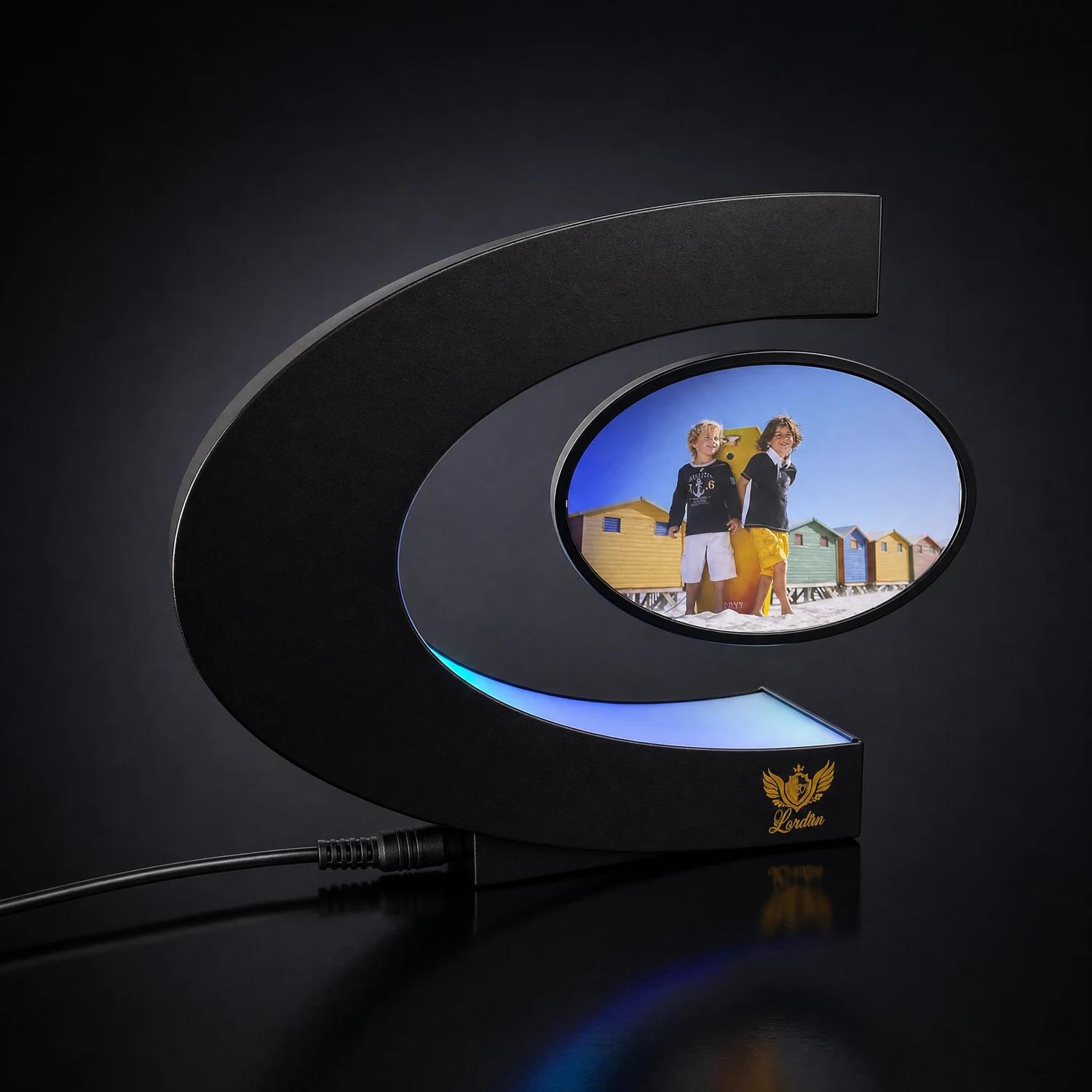 Lampi Levitante - Lampă Foto Levitantă cu LED RGB Neagră Alpacka Gift
