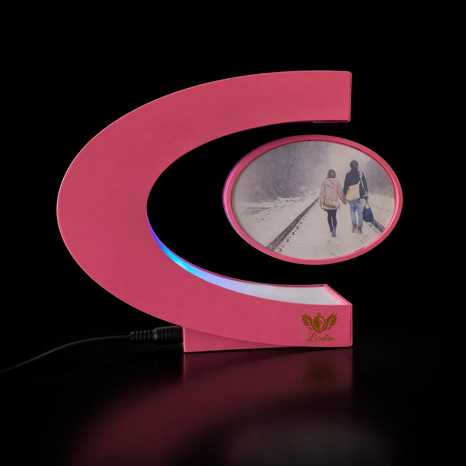 Lampi Levitante - Lampă Foto Levitantă cu LED RGB Roz Alpacka Gift