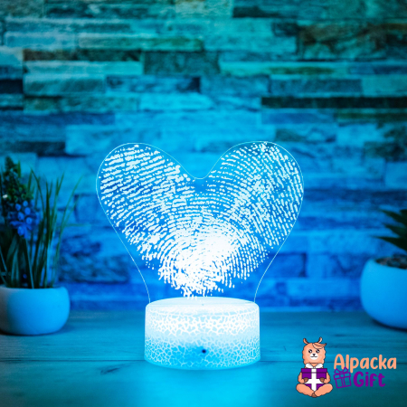 Pentru Ocazii - Lampă 3D - Amprente