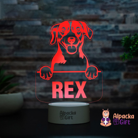 Lampă 3D Russell Terrier [1]