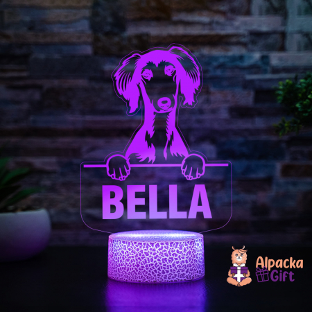 Rase de Caini - Lampă 3D Saluki