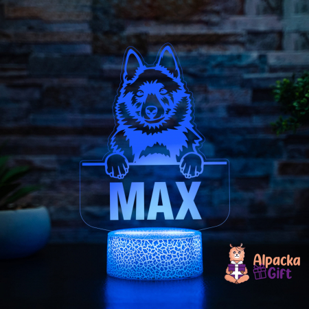 Lampă 3D Schipperke [3]