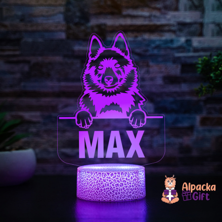 Lampă 3D Schipperke [1]