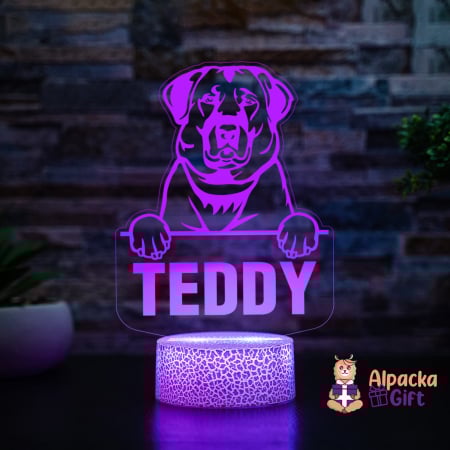 Rase de Caini - Lampa 3D - Ciobanesc Anatolian