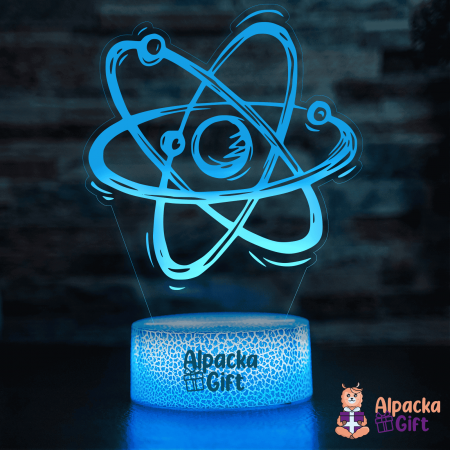 Lampă 3D - Atom [4]