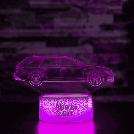 Mașini - Lampă 3D Audi A4