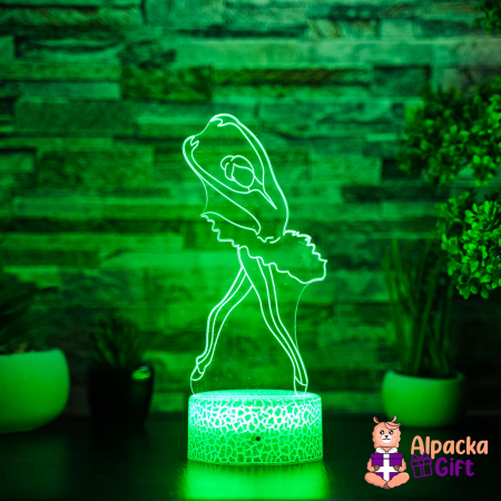 Pentru copii - Lampă 3D Balerină 2