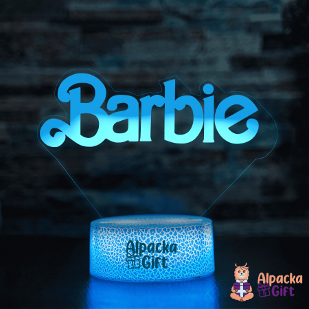 Personaje si Supereroi - Lampă 3D - Barbie