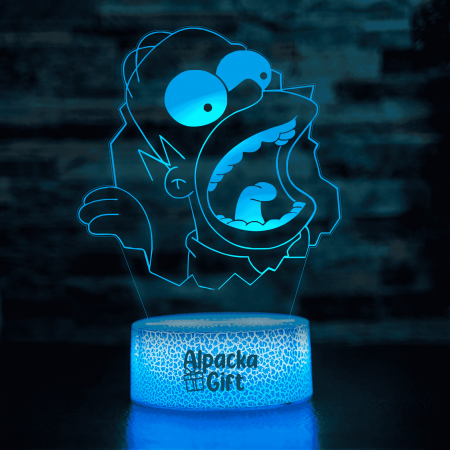 Lampi 3D Diverse - Lampa 3D - Bart Simpson