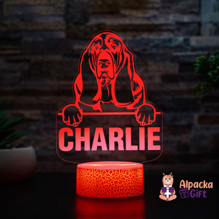 Lampă 3D - Ogar Basset [4]