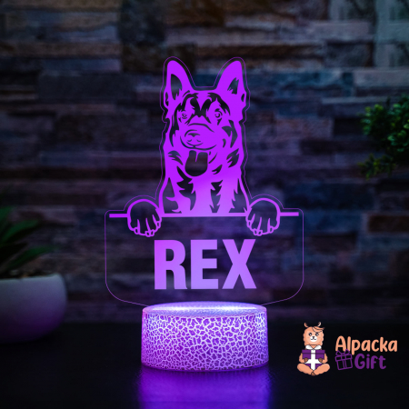 User Lampă 3D - Belgian Malinois [4]