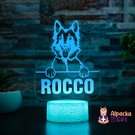 Rase de Caini - Lampă 3D - Belgian Tervuren