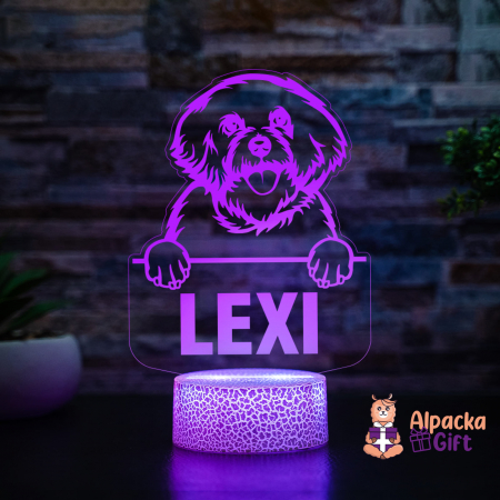 Lampă 3D - Bichon Frise [2]