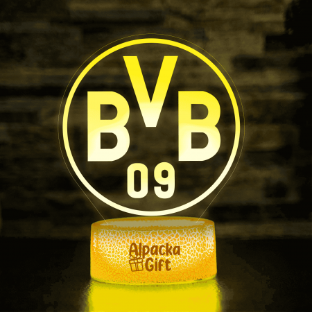 Fotbal - Lampa 3D Borussia Dortmund
