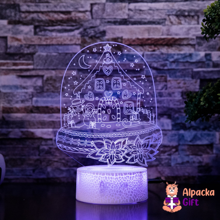 Craciun - Lampa 3D Casa Din Turda Dulce