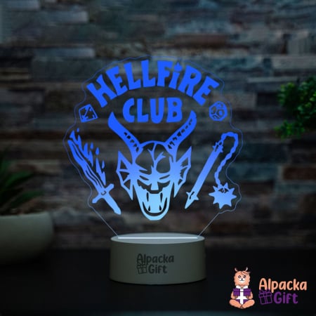 Lampă 3D HELLFIRE CLUB Stranger Things [0]