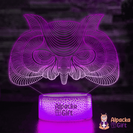 Lampă 3D - Bufniță 2 [3]