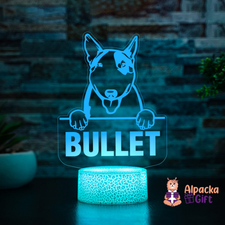 Lampă 3D - Bull Terrier [4]