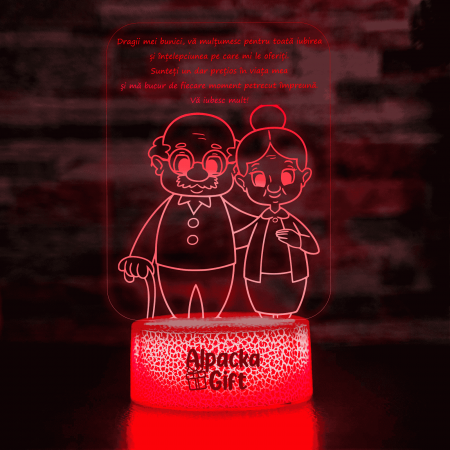Lampă 3D - Bunici [3]