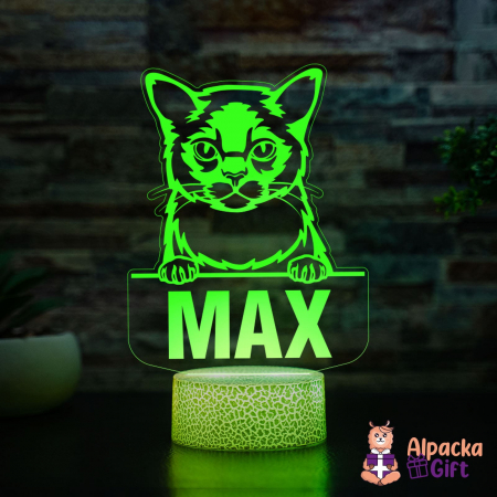 Lampă 3D Burmese [3]