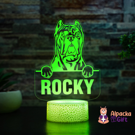 User Lampă 3D - Cane Corso [1]