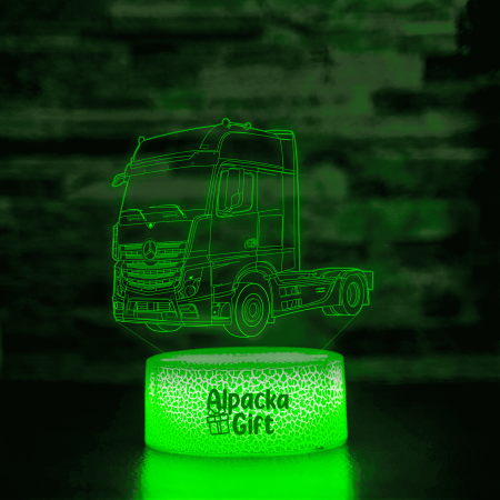 Lampă 3D - Cap Tractor Mercedes [2]